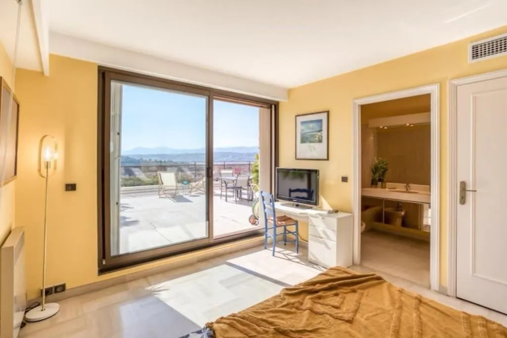 Appartement Pour 6 Avec Magnifique Terrasse De 114M2 Et Vue Panoramique Νίκαια Γαλλία