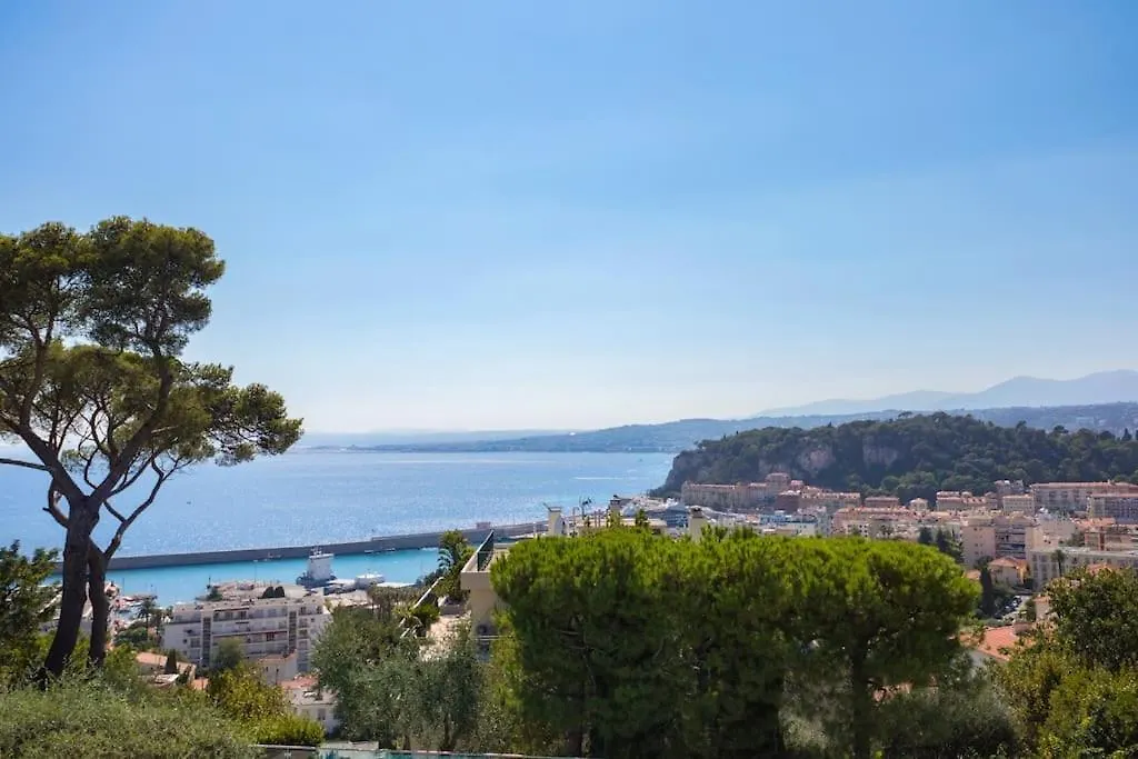 Διαμέρισμα Appartement Pour 6 Avec Magnifique Terrasse De 114M2 Et Vue Panoramique Νίκαια