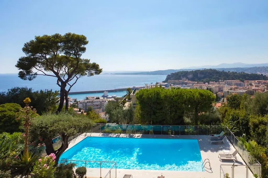 Appartement Pour 6 Avec Magnifique Terrasse De 114M2 Et Vue Panoramique Νίκαια
