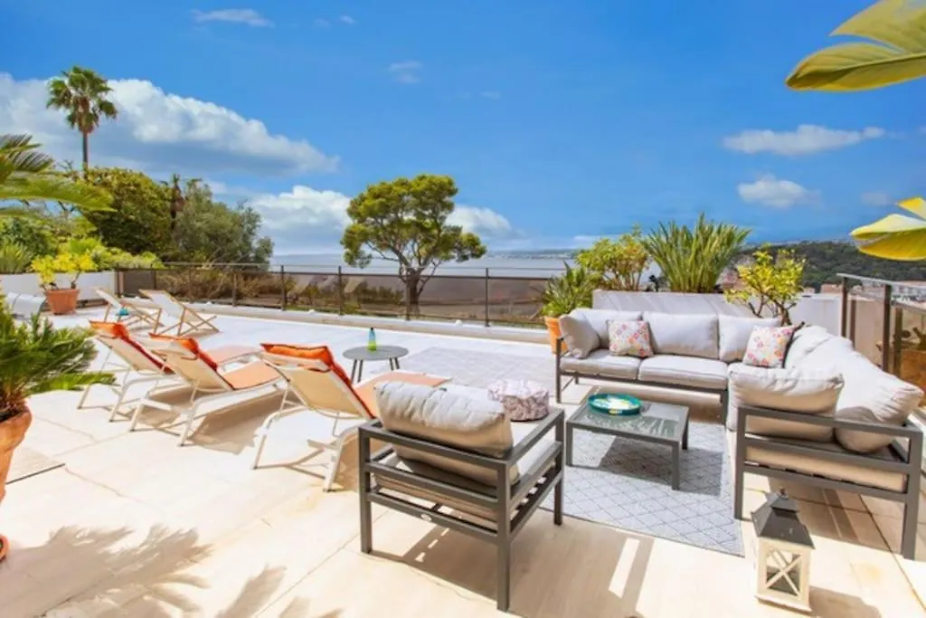 Appartement Pour 6 Avec Magnifique Terrasse De 114M2 Et Vue Panoramique Νίκαια